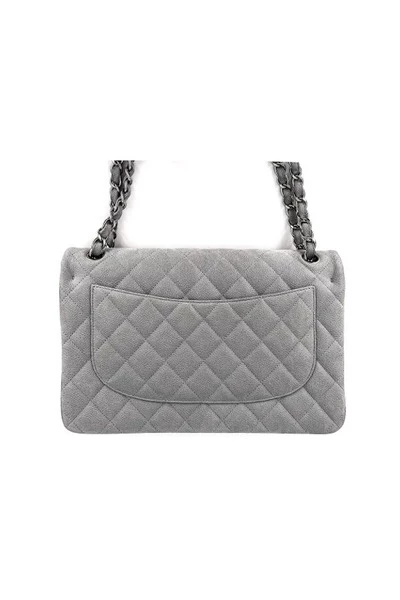 Chanel Vintage Vintage Tassen Pre-owned Shoulder Bags Gray 1 Chanel Vintage Vintage Tassen Pre-owned Shoulder Bags Gray