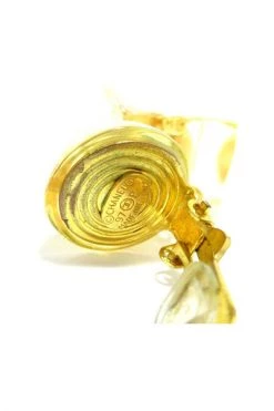 Chanel Vintage Vintage Sieraden Pre-owned Plastic Earrings Beige -Goedkope Chanel Vintage winkel 73ea8391e64ce2b141cb9c1f5c3ca919