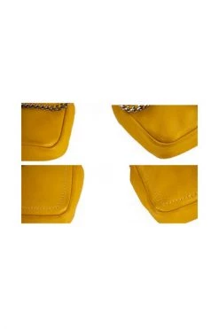 Chanel Vintage Vintage Tassen Pre-owned Leather Chanel-bags Yellow