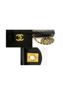 Chanel Vintage Vintage Tassen Pre-owned Mini Square Small Chain Shoulder Bag Crossbody Quilt Black -Goedkope Chanel Vintage winkel 7449c70dee08cd78625bb9aa932fbf65