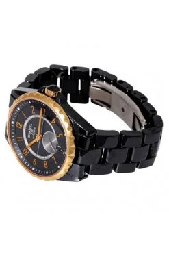 Chanel Vintage Vintage Horloges Pre-owned Stainless Steel Watches Black