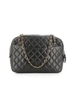 Chanel Vintage Vintage Tassen Pre-owned Leather Chanel-bags Black