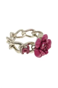 Chanel Vintage Vintage Sieraden Pre-owned Metal Rings Pink -Goedkope Chanel Vintage winkel 752c4049efece625d032931514929e30