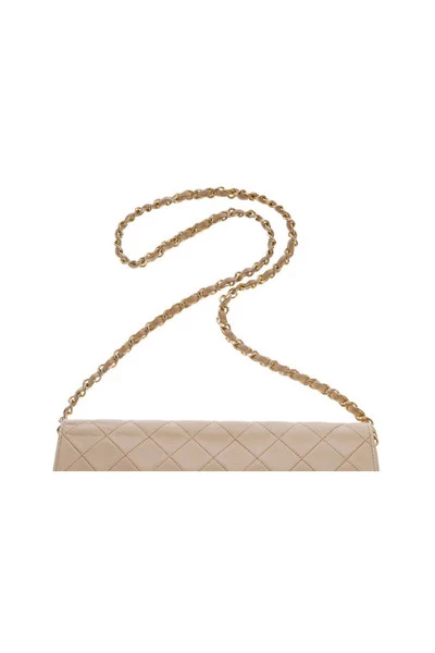 Chanel Vintage Vintage Tassen Pre-owned Shoulder Bags Beige 5 Chanel Vintage Vintage Tassen Pre-owned Shoulder Bags Beige - Afbeelding 5