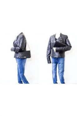 Chanel Vintage Vintage Tassen Pre-owned Full Flap Chain Shoulder Bag Clutch Quilted Lambskin Black