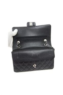 Chanel Vintage Vintage Tassen Pre-owned Leather Chanel-bags Black