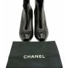 Chanel Vintage Vintage Schoenen Pre-owned Boots Black
