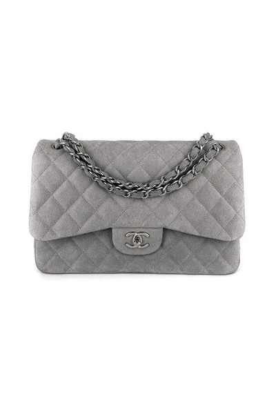 Chanel Vintage Vintage Tassen Pre-owned Shoulder Bags Gray 2 Chanel Vintage Vintage Tassen Pre-owned Shoulder Bags Gray - Afbeelding 2