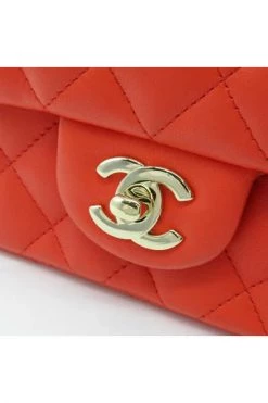 Chanel Vintage Vintage Tassen Pre-owned Leather Crossbody-bags Red -Goedkope Chanel Vintage winkel 770692c3dfeecea59097b732a3024db4