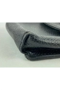 Chanel Vintage Vintage Tassen Pre-owned Leather Home-office Black -Goedkope Chanel Vintage winkel 775f3eed04a9f6d23379bb9b6b004697