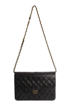 Chanel Vintage Vintage Tassen Pre-owned Shoulder Bag Black -Goedkope Chanel Vintage winkel 7775bb7aeae68547cb4f6c75a00a245e