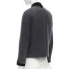 Chanel Vintage Vintage Jassen Pre-owned Cashmere Outerwear Gray