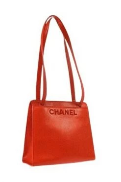Chanel Vintage Vintage Tassen Pre-owned Leather Chanel-bags Red