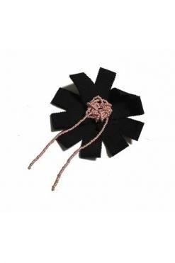 Chanel Vintage Vintage Sieraden Brooches Black