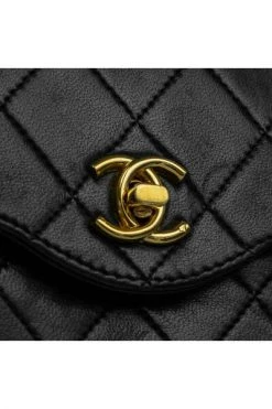 Chanel Vintage Vintage Tassen Pre-owned Cross Body Bags Black -Goedkope Chanel Vintage winkel 79de3c639a21014fd7486e8b2bcc46c0