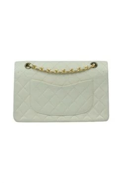 Chanel Vintage Vintage Tassen Pre-owned Timeless Vintage Medium Bag White -Goedkope Chanel Vintage winkel 79fe11b945843bc31772df3faa175d54