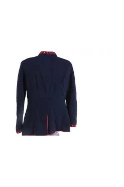 Chanel Vintage Vintage Jassen Pre-owned Wool Outerwear Blue -Goedkope Chanel Vintage winkel 7a3be7e420e8200924ff5a35a28e610e