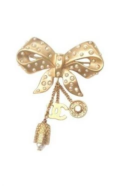 Chanel Vintage Vintage Sieraden Pre-owned Metal Chanel-jewelry Yellow