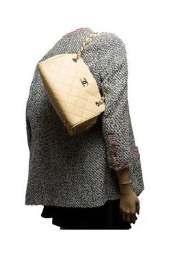 Chanel Vintage Vintage Tassen Pre-owned Shoulder Bags Beige -Goedkope Chanel Vintage winkel 7b110298c8b91e8e518ed1366f8d649a