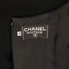 Chanel Vintage Vintage Jurken Pre-owned Vintage 1990s Corset Dress In Wool Black