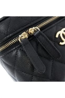 Chanel Vintage Vintage Tassen Pre-owned Leather Chanel-bags Black -Goedkope Chanel Vintage winkel 7c9b24ed7445bdd1eaa5ecec627537f8