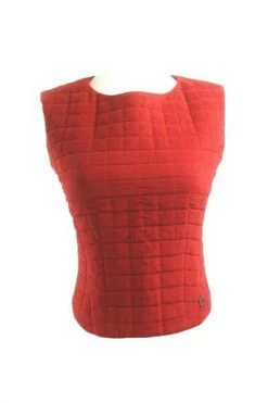 Chanel Vintage Vintage Tops Pre-owned Fabric Outerwear Red