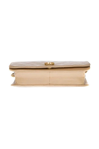 Chanel Vintage Vintage Tassen Pre-owned Shoulder Bags Beige 3 Chanel Vintage Vintage Tassen Pre-owned Shoulder Bags Beige - Afbeelding 3