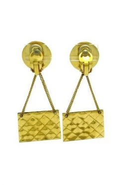 Chanel Vintage Vintage Sieraden Pre-owned Metal Earrings Yellow -Goedkope Chanel Vintage winkel 7d5d663898972904df514fa9383ed6f2