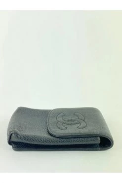 Chanel Vintage Vintage Tassen Pre-owned Leather Home-office Black -Goedkope Chanel Vintage winkel 7db05139669d8bd63940f209da67b63c