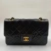 Chanel Vintage Vintage Tassen Pre-owned Leather Chanel-bags Black