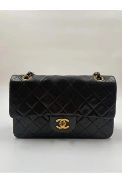 Chanel Vintage Vintage Tassen Pre-owned Leather Chanel-bags Black
