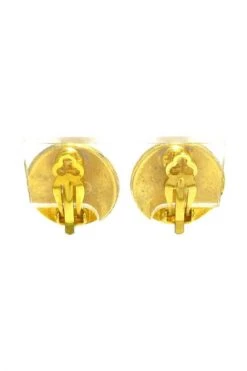 Chanel Vintage Vintage Sieraden Pre-owned Earrings Yellow