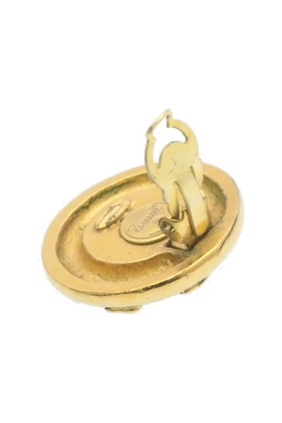 Chanel Vintage Vintage Sieraden Pre-owned Chanel Earring Yellow 6 Chanel Vintage Vintage Sieraden Pre-owned Chanel Earring Yellow - Afbeelding 6