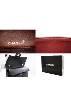 Chanel Vintage Vintage Tassen Pre-owned Leather Flap Bag Black -Goedkope Chanel Vintage winkel 7fc781fd1cb6f4bc9673b04216c5629b