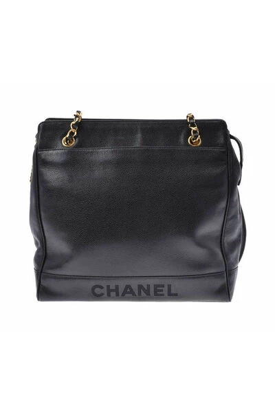 Chanel Vintage Vintage Tassen Pre-owned Cabas Bag Black 5 Chanel Vintage Vintage Tassen Pre-owned Cabas Bag Black - Afbeelding 5