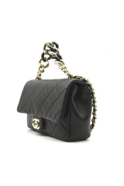 Chanel Vintage Vintage Tassen Pre-owned Leather Chanel-bags Black -Goedkope Chanel Vintage winkel 805161c7bb83098b68f78ea11c604674