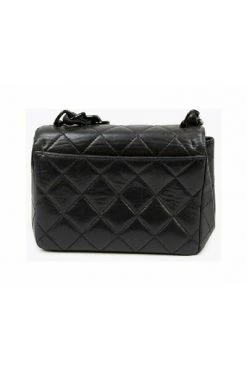 Chanel Vintage Vintage Tassen Pre-owned Mini Bag Black -Goedkope Chanel Vintage winkel 8099d40c93bd46b64d895f0999b9eca5