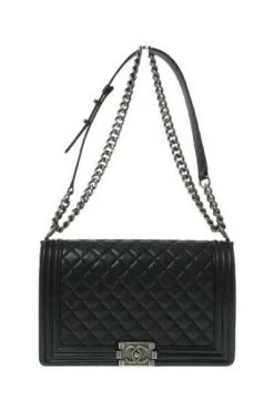 Chanel Vintage Vintage Tassen Pre-owned Leather Chanel-bags Black -Goedkope Chanel Vintage winkel 80fc019fe10ecfa2335678c31c337d1b