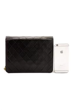 Chanel Vintage Vintage Tassen Pre-owned Small Chain Shoulder Bag Clutch Black -Goedkope Chanel Vintage winkel 81479111d608c01737cb028ee459c0e4