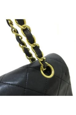 Chanel Vintage Vintage Tassen Pre-owned Medium Double Flap Bag Black -Goedkope Chanel Vintage winkel 81610e7a0ff6b1e17cd62465b06a0e49