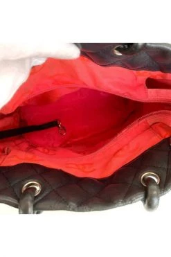 Chanel Vintage Vintage Tassen Pre-owned Leather Totes Black