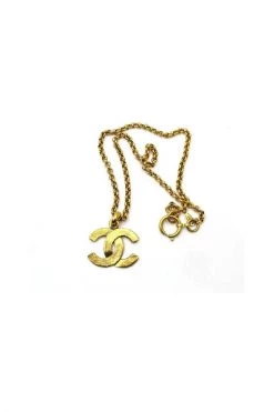 Chanel Vintage Vintage Sieraden Pre-owned Metal Chanel-jewelry Yellow