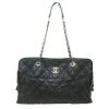 Chanel Vintage Vintage Tassen Pre-owned Leather Chanel-bags Black