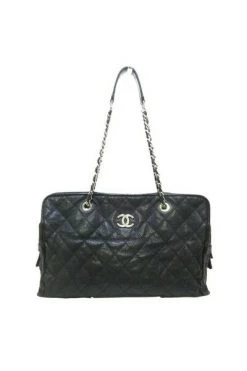 Chanel Vintage Vintage Tassen Pre-owned Leather Chanel-bags Black