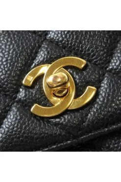 Chanel Vintage Vintage Tassen Pre-owned Leather Chanel-bags Black -Goedkope Chanel Vintage winkel 82fe4335c629aae457f6569fdcb3b4fa