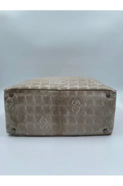 Chanel Vintage Vintage Tassen Pre-owned Nylon Chanel-bags Beige