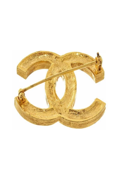 Chanel Vintage Vintage Sieraden Pre-owned Jewellery Yellow 4 Chanel Vintage Vintage Sieraden Pre-owned Jewellery Yellow - Afbeelding 4