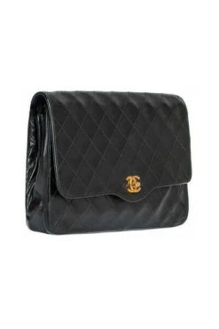 Chanel Vintage Vintage Tassen Handbags Black -Goedkope Chanel Vintage winkel 83b60df135eb2336792ba1deb876e13c