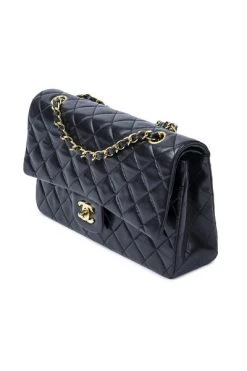 Chanel Vintage Vintage Tassen Pre-owned Medium Double Flap Bag Black -Goedkope Chanel Vintage winkel 83f06396d144adc7c24212d8734c2a2c