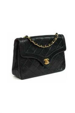 Chanel Vintage Vintage Tassen Pre-owned Bag Black -Goedkope Chanel Vintage winkel 84014dc0c6bf16830879a8ac2596376b